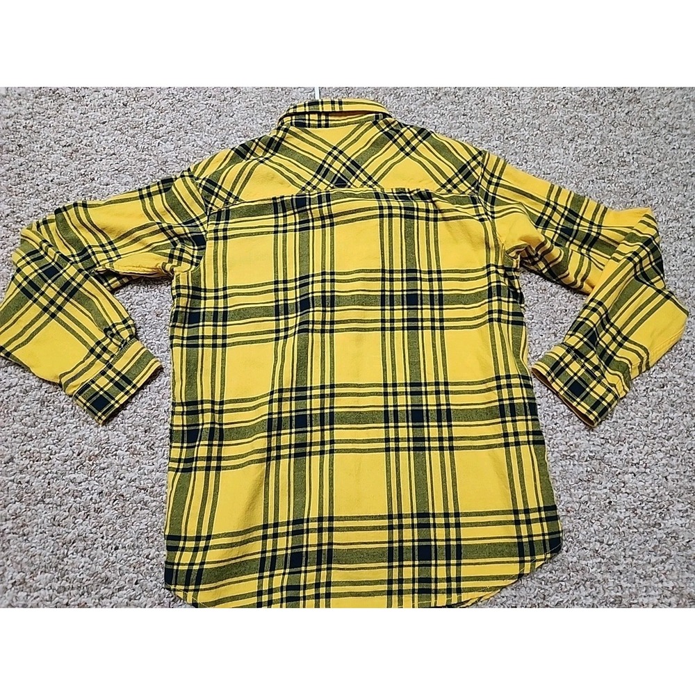 Columbia Michigan Wolverines Flare Gun Cotton Flannel Shirt size Men's‎ Medium - Picture 10 of 15
